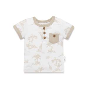 A&O Jungle AOP Henley Tee