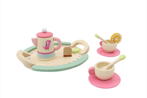 Wooden Tea Set