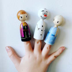 Gift: Wooden Finger Puppets