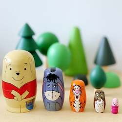 Winnie the Pooh nesting doll set