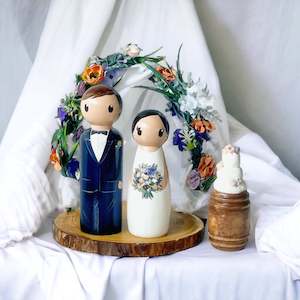 Wedding Couple - Cake Toppers or Keepsakes