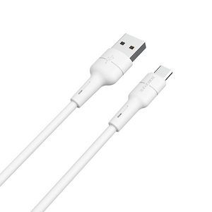 Chargers and Cables: Silicone Charging Data Cable for Micro USB BX30