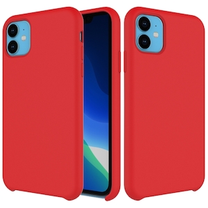 iPhone 11 Solid Color Silicone Shockproof Case