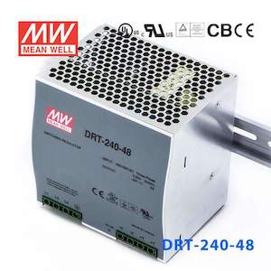 Mean Well DRT-240-48 Three Phase Industrial DIN RAIL Power Supply 240W