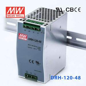 Mean Well DRH-120-48 Single Output Industrial Power Supply 120W 48V - DIN Rail