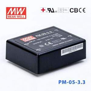 Electrical distribution equipment wholesaling: Mean Well PM-05-3.3 Power Supply 5W 3.3V