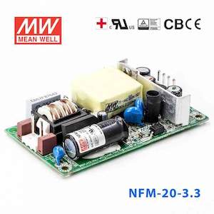 Electrical distribution equipment wholesaling: Mean Well NFM-20-3.3 Power Supply 20W 3.3V