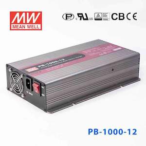 Electrical distribution equipment wholesaling: Mean Well PB-1000-12 Battery Chargers 1000W 14.4V 60A - 2/3/8 Stage W/PFC