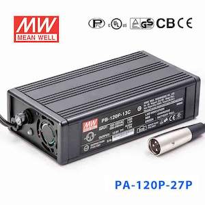 Electrical distribution equipment wholesaling: Mean Well PA-120P-27P Portable Battery Chargers 118.68W 27.6V 4.3A - Single Output Power Supply