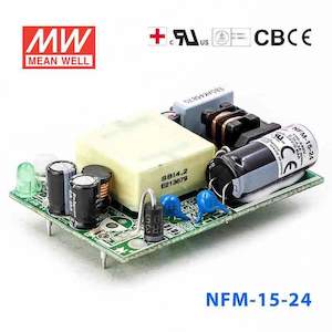 Electrical distribution equipment wholesaling: Mean Well NFM-15-24 Power Supply 15W 24V