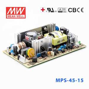 Electrical distribution equipment wholesaling: Mean Well MPS-45-15 Power Supply 45W 15V