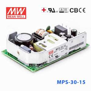 Electrical distribution equipment wholesaling: Mean Well MPS-30-15 Power Supply 30W 15V