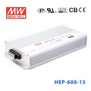 Electrical distribution equipment wholesaling: Mean Well HEP-600-15 Power Supply 540W 15V