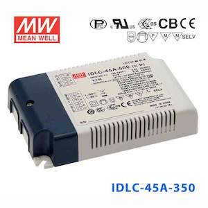 Electrical distribution equipment wholesaling: Mean Well IDLC-45A-350 Power Supply 45W 350mA (Auxiliary DC output)