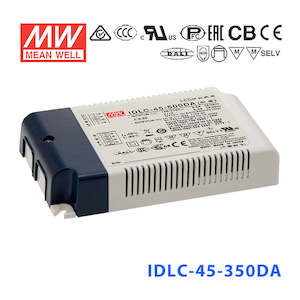 Electrical distribution equipment wholesaling: Mean Well IDLC-45-350DA Power Supply 45W 350mA, DALI