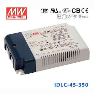 Electrical distribution equipment wholesaling: Mean Well IDLC-45-350 Power Supply 45W 350mA, Dimmable