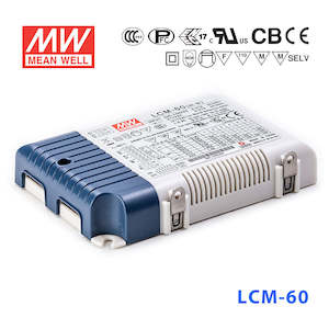 Mean Well LCM-60BLE Power Supply 60.3W 500mA 600mA 700mA(default) 900mA 1050mA 1…