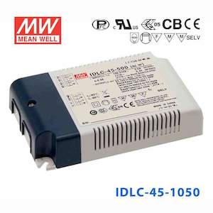 Electrical distribution equipment wholesaling: Mean Well IDLC-45-1050 Power Supply 45W 1050mA, Dimmable