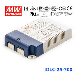 Electrical distribution equipment wholesaling: Mean Well IDLC-25A-1050 Power Supply 25W 1050mA (Auxiliary DC output)