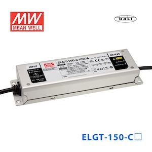 Electrical distribution equipment wholesaling: Mean Well ELGT-150-C1050DA Power Supply 150W 1050mA - DALI