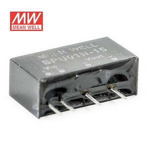 Mean Well SPU01N-15 DC-DC Converter - 1W - 21.6~26.4V in 15V out