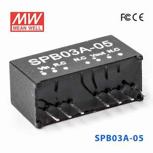 Mean Well SPB03A-05 DC-DC Converter - 3W - 4.5~9V in 5V out