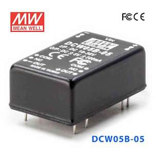 Mean Well DCW05B-05 DC-DC Converter - 5W - 18~36V in ±5V out