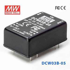 Mean Well DCW03B-05 DC-DC Converter - 3W - 18~36V in ±5V out