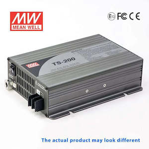 Electrical distribution equipment wholesaling: Mean Well TS-200-148A True Sine Wave 200W 110V 5A - DC-AC Power Inverter