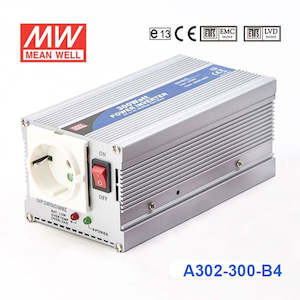 Electrical distribution equipment wholesaling: Mean Well A302-300-B4 Modified Sine Wave 300W 110V - DC-AC Power Inverter