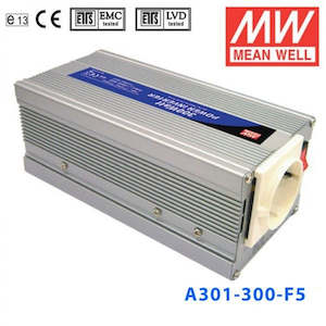 Electrical distribution equipment wholesaling: Mean Well A301-300-B2 Modified sine wave 300W 110V  - DC-AC Inverter