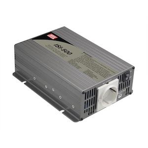 Electrical distribution equipment wholesaling: Mean Well ISI-500-248C Modified Sine Wave DC-AC Inverter 500W 230V out 48V in with MPPT Solar Charger