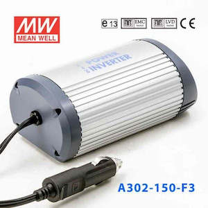 Electrical distribution equipment wholesaling: Mean Well A302-150-F5 Modified sine wave 150W 230V  - DC-AC Inverter