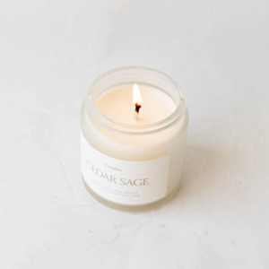 Health supplement: Cedar Sage Candle