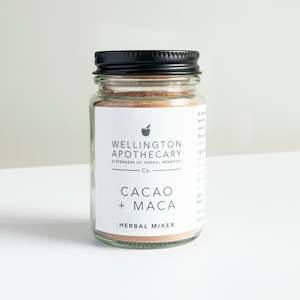 Health supplement: Cacao + Maca Herbal Mixer