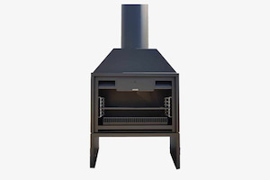 Outdoor Wood Fires: Warmington Freestanding Cabinet