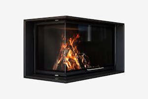 Spartherm Corner Inbuilt Wood Fire