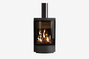 Gazco Loft 3-Sided Freestanding Gas Fireplace