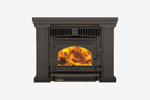 Wood Burner: Firenzo Forte Flush Inbuilt Wood Fireplace