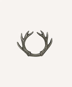 Antler Napkin Ring Silver Set of 4