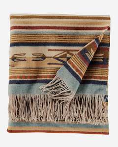 Pendleton Jacquard Fringed Throw Harvest