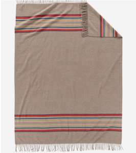 Pendleton 5th Avenue Mineral Umber Throw 137x182cm