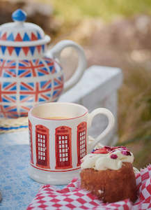 Emma Bridgewater Telephone Box 1/2 pint Mug