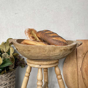 Antiques: Normandy Dough Bowl Antique Large