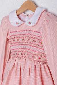 Sale: Dot & Mila Emma Smocked Dress Size 8