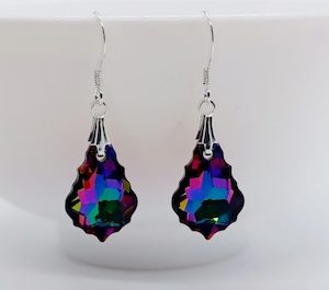 Jewellery: Gorgeous Multi Coloured Small Swarovski Baroque Earrings – Wendi Lindsay Jewellery