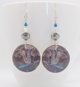 Delicate Blue Dragonflies Stunning Handmade Earrings – Wendi Lindsay Jewellery