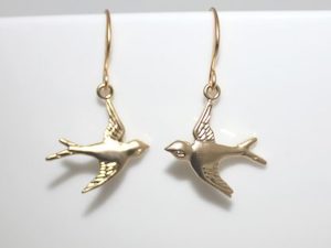 Sweet Golden Swallow Earrings – Wendi Lindsay Jewellery