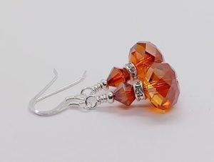 Crystal Lava Swarovski Crystal Earrings – Wendi Lindsay Jewellery