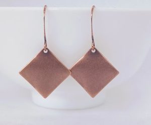 Jewellery: Copper Square Earrings – Wendi Lindsay Jewellery